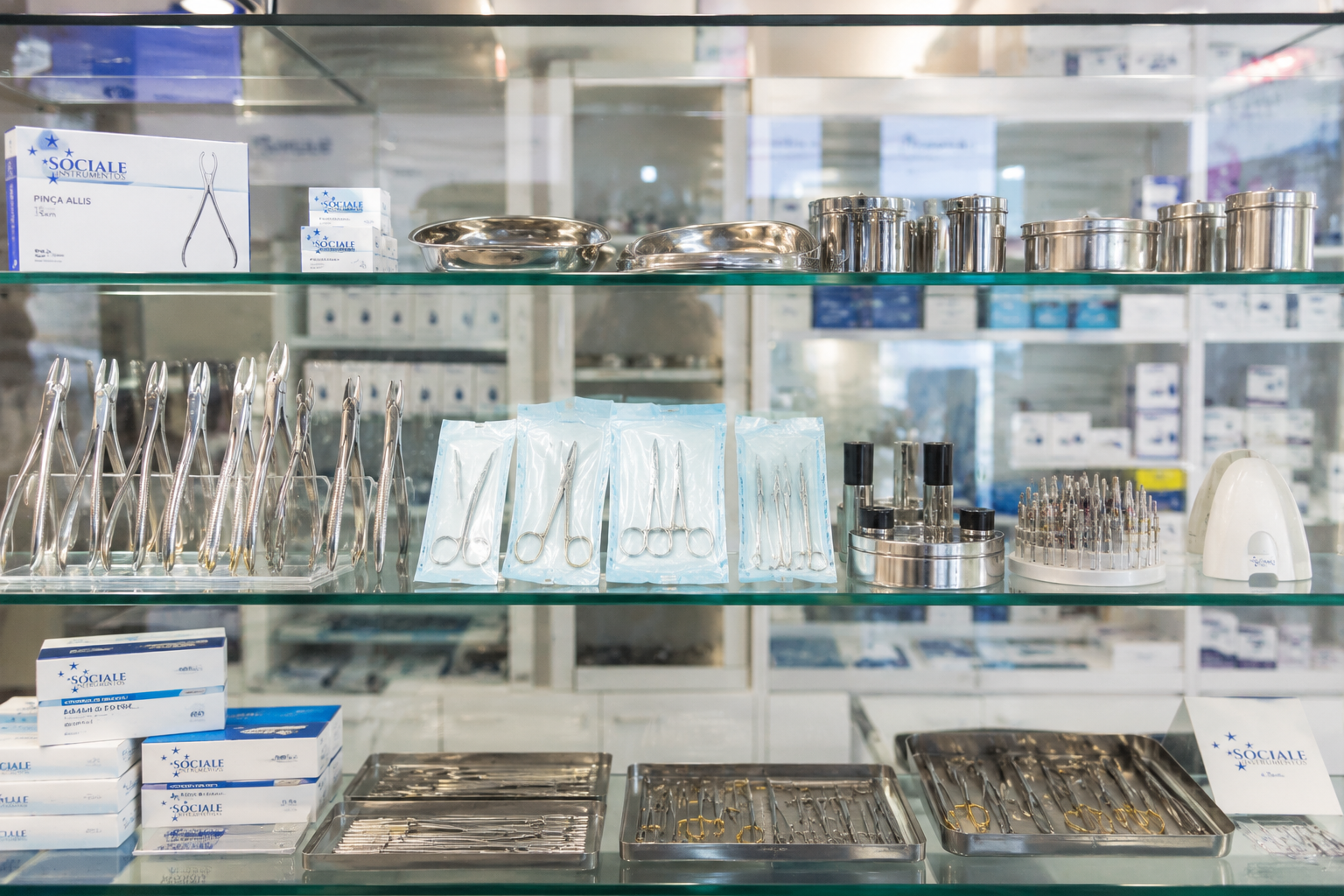 Linha de produtos cirúrgicos da SOCIALE
